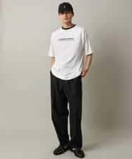 KHKHV73034 a.v.v MEN(アー・ヴェ・ヴェ) 【接触冷感】ミニロゴ トリムTシャツ ブラウン