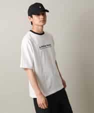 KHKHV73034 a.v.v MEN(アー・ヴェ・ヴェ) 【接触冷感】ミニロゴ トリムTシャツ ブラウン