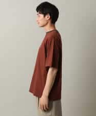 KHKHV73034 a.v.v MEN(アー・ヴェ・ヴェ) 【接触冷感】ミニロゴ トリムTシャツ ブラウン