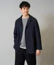 KHKJA04044 a.v.v MEN(アー・ヴェ・ヴェ) 【イージーケア毛玉になりにくい】シャンブレーフェイクレイヤードカットソー【洗濯機で洗える】 ブラック