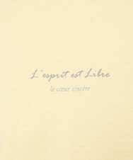 KHKJA29034 a.v.v MEN(アー・ヴェ・ヴェ) ミニロゴセミワイドシルエットカットソー ライトイエロー