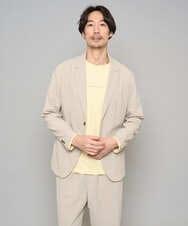 KHKJA29034 a.v.v MEN(アー・ヴェ・ヴェ) ミニロゴセミワイドシルエットカットソー ライトイエロー