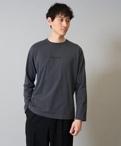 KHKJA29034 a.v.v MEN ミニロゴセミワイドシルエットカットソー