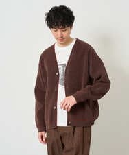 KHKJD11049 a.v.v MEN(アー・ヴェ・ヴェ) フォトプリントワイドシルエットカットソー ホワイト