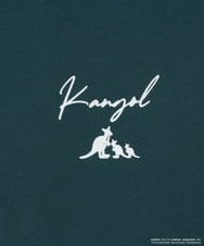 KHKJD19059 a.v.v MEN(アー・ヴェ・ヴェ) KANGOLスクエアプリントロングシルエットカットソー ホワイト