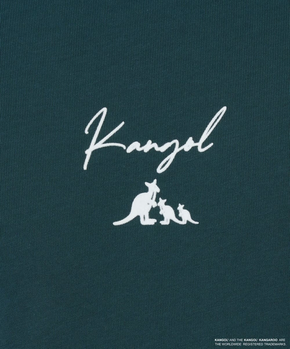 KHKJD19059 a.v.v MEN(アー・ヴェ・ヴェ) KANGOLスクエアプリントロングシルエットカットソー ホワイト