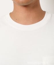KHKJS18054 a.v.v MEN(アー・ヴェ・ヴェ) 【KANGOL】スクエアプリントワイドシルエットカットソー ホワイト