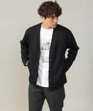 KHKJV11044 a.v.v MEN(アー・ヴェ・ヴェ) 【大人気PARISモチーフ】フォトプリントワイドシルエットロングTシャツ ホワイト