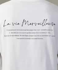 KHKJV11044 a.v.v MEN(アー・ヴェ・ヴェ) 【大人気PARISモチーフ】フォトプリントワイドシルエットロングTシャツ ホワイト