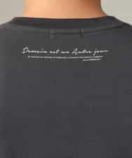 KHKJV12044 a.v.v MEN(アー・ヴェ・ヴェ) 【HIDEYUKI SUTO×a.v.vコラボ】フォトプリントワイドシルエットロングＴシャツ ダークグレー