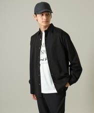 KHKJV14034 a.v.v MEN(アー・ヴェ・ヴェ) 【大人のロゴT】ビッグロゴワイドシルエットロングTシャツ ホワイト