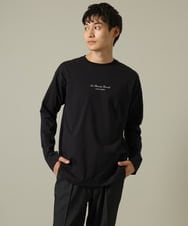 KHKJV29029 a.v.v MEN(アー・ヴェ・ヴェ) 【ユニセックス】ミニロゴセミワイドシルエットロングTシャツ ホワイト