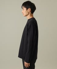 KHKJV29029 a.v.v MEN(アー・ヴェ・ヴェ) 【ユニセックス】ミニロゴセミワイドシルエットロングTシャツ ホワイト