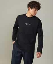 KHKJV29029 a.v.v MEN(アー・ヴェ・ヴェ) 【ユニセックス】ミニロゴセミワイドシルエットロングTシャツ ホワイト