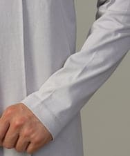 KHKJV53034 a.v.v MEN(アー・ヴェ・ヴェ) 【ジャケイン可】ピンタックセミワイドシルエット クルーネックTシャツ ライトグレー