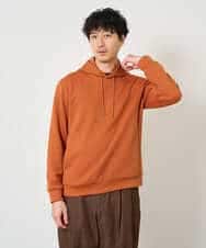 KHKKD01059 a.v.v MEN(アー・ヴェ・ヴェ) 【イージーケア/洗濯機で洗える/毛玉になりにくい/ストレッチ】キカジャカードプルオーバーパーカー ライトグレー