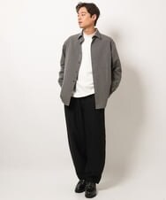 KHKKS03034 a.v.v MEN(アー・ヴェ・ヴェ) ポンチモックネックカットソー グレー