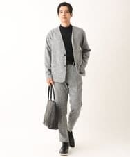 KHKKS03034 a.v.v MEN(アー・ヴェ・ヴェ) ポンチモックネックカットソー グレー
