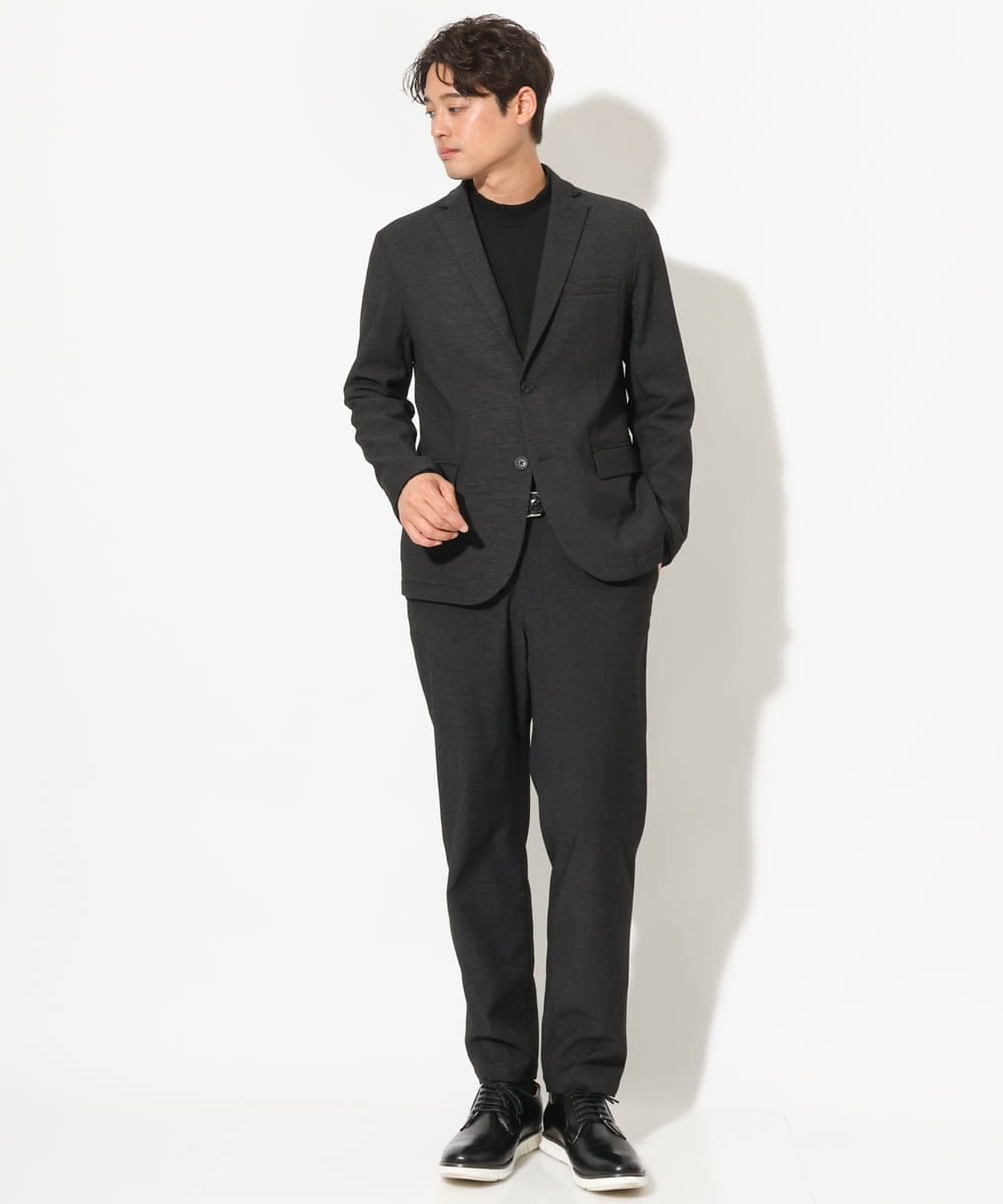 KHKKS03034 a.v.v MEN(アー・ヴェ・ヴェ) ポンチモックネックカットソー グレー