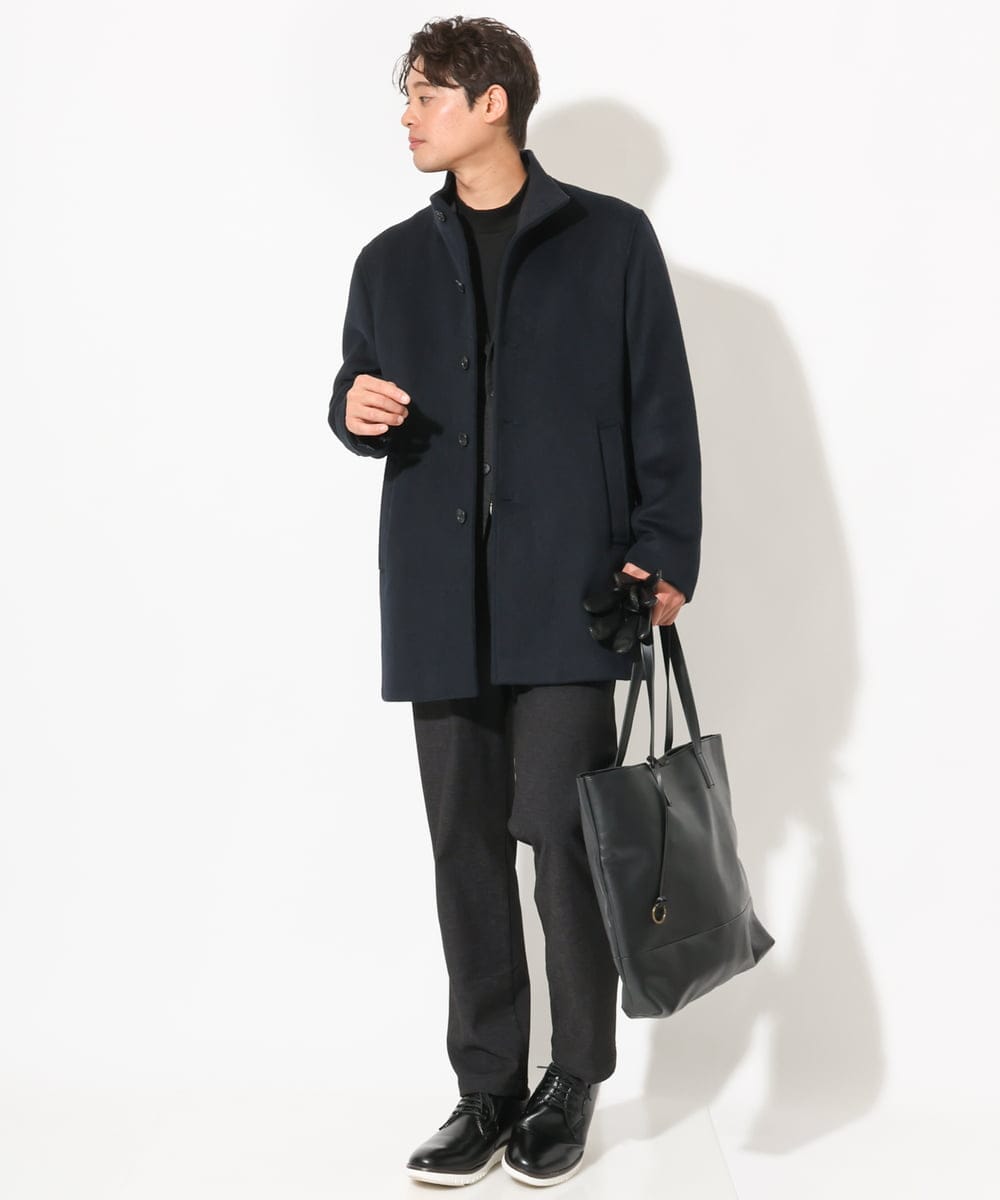 KHKKS03034 a.v.v MEN(アー・ヴェ・ヴェ) ポンチモックネックカットソー グレー