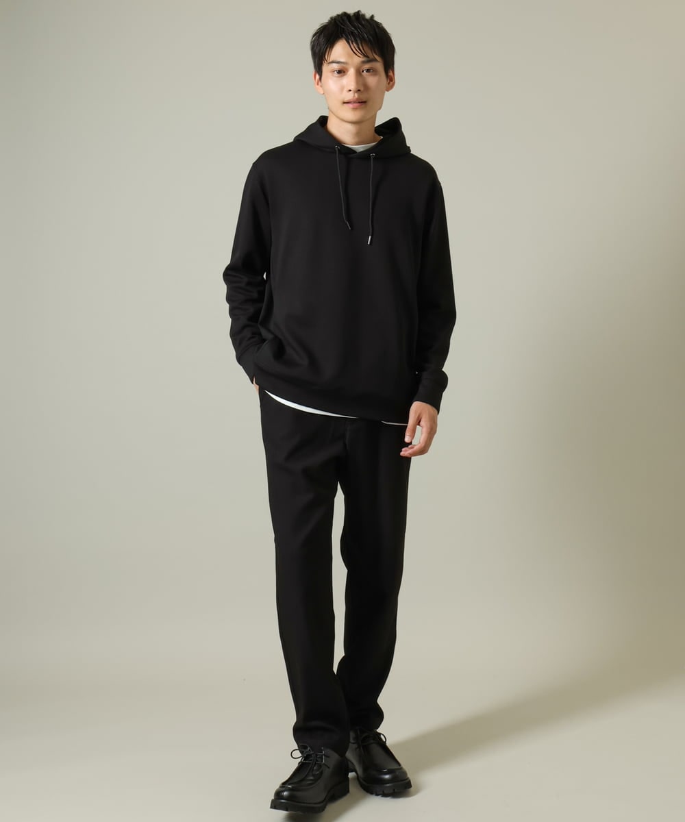 KHKKV01054 a.v.v MEN(アー・ヴェ・ヴェ) 【累計2.5万枚販売】なめらかダンボールパーカー ベージュ