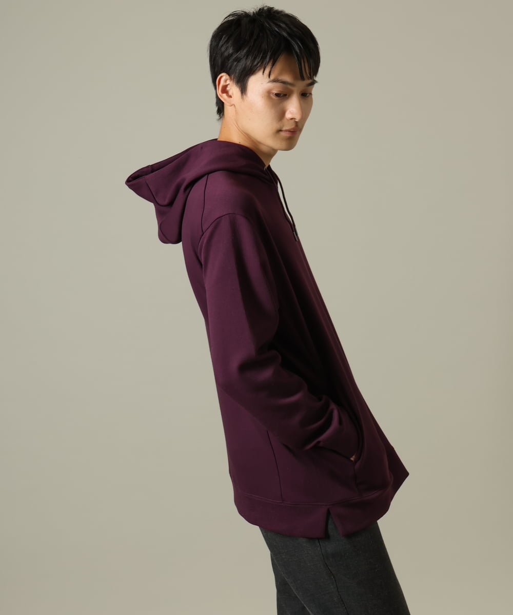 KHKKV01054 a.v.v MEN(アー・ヴェ・ヴェ) 【累計2.5万枚販売】なめらかダンボールパーカー ベージュ