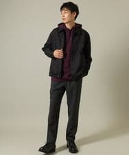KHKKV01054 a.v.v MEN(アー・ヴェ・ヴェ) 【累計2.5万枚販売】なめらかダンボールパーカー ベージュ