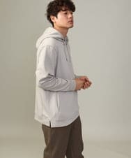 KHKKV01054 a.v.v MEN(アー・ヴェ・ヴェ) 【累計2.5万枚販売】なめらかダンボールパーカー ベージュ