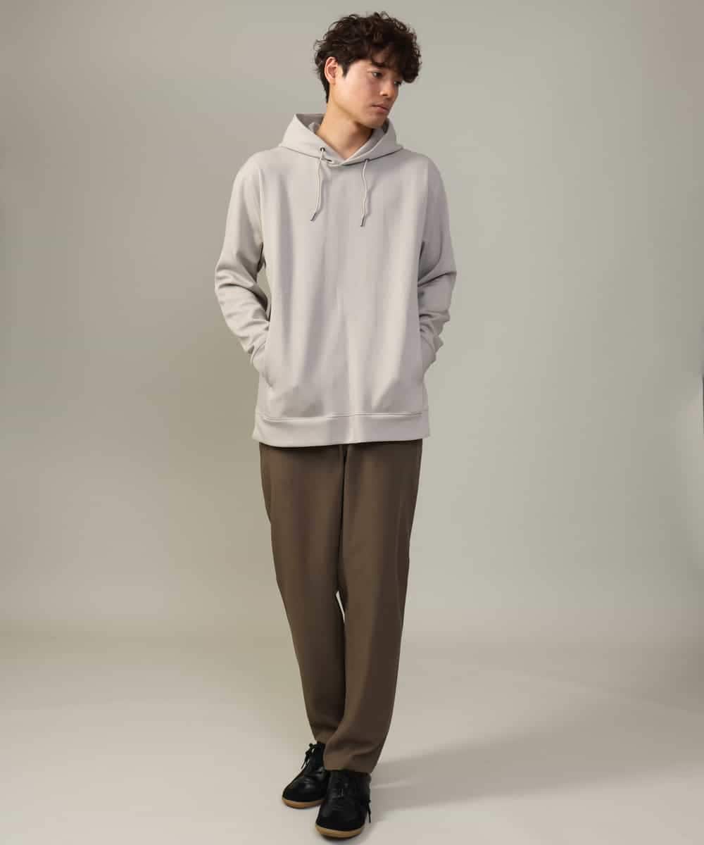KHKKV01054 a.v.v MEN(アー・ヴェ・ヴェ) 【累計2.5万枚販売】なめらかダンボールパーカー ベージュ