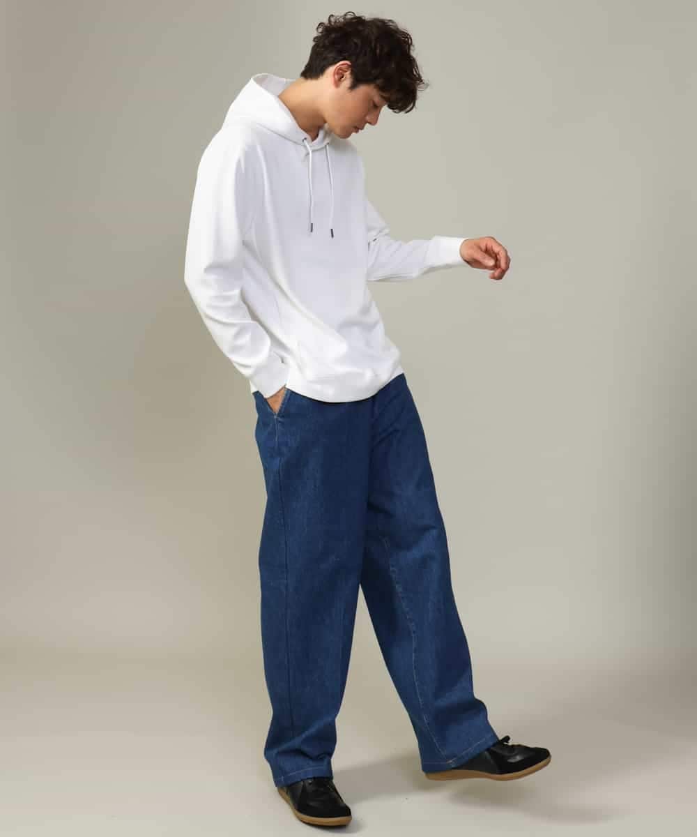 KHKKV01054 a.v.v MEN(アー・ヴェ・ヴェ) 【累計2.5万枚販売】なめらかダンボールパーカー ベージュ