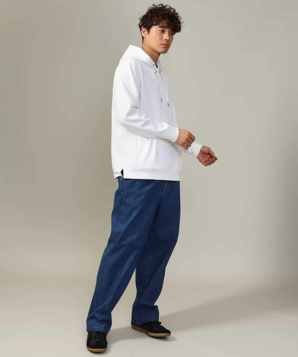 KHKKV01054 a.v.v MEN(アー・ヴェ・ヴェ) 【累計2.5万枚販売】なめらかダンボールパーカー ベージュ