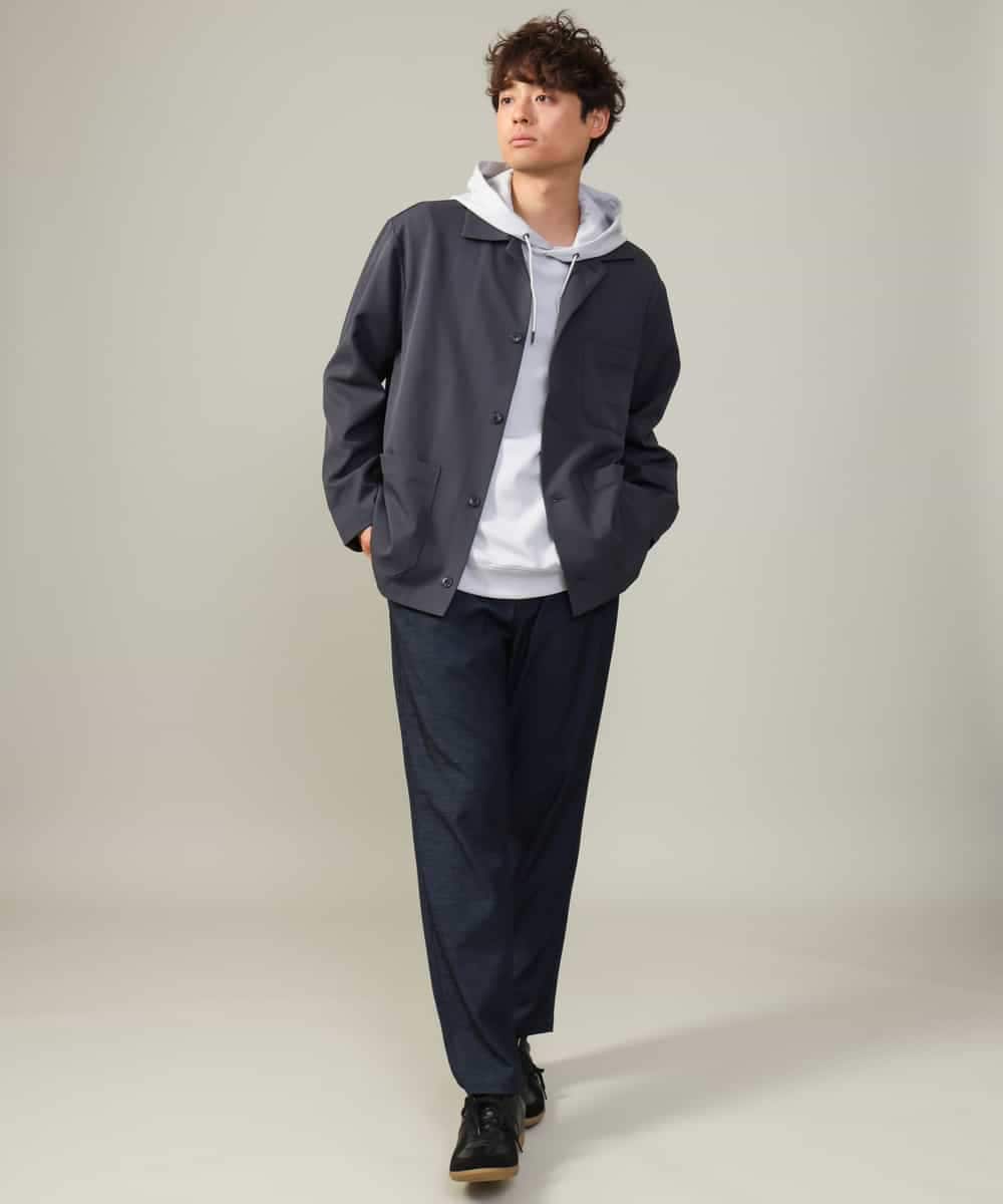 KHKKV01054 a.v.v MEN(アー・ヴェ・ヴェ) 【累計2.5万枚販売】なめらかダンボールパーカー ベージュ