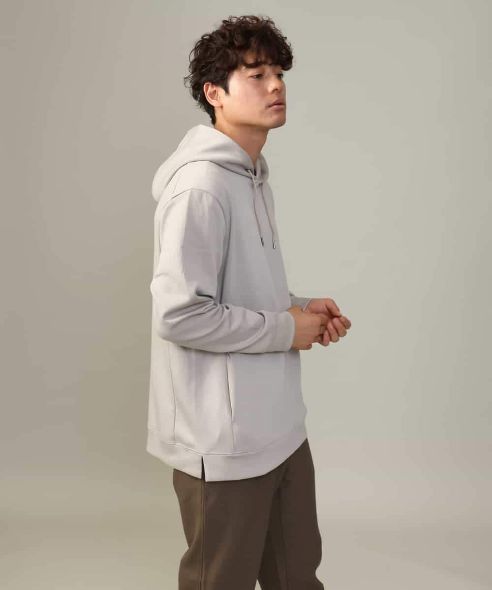 KHKKV01054 a.v.v MEN(アー・ヴェ・ヴェ) 【累計2.5万枚販売】なめらかダンボールパーカー ベージュ