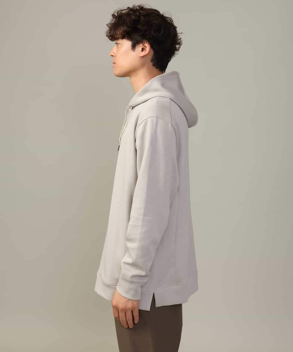 KHKKV01054 a.v.v MEN(アー・ヴェ・ヴェ) 【累計2.5万枚販売】なめらかダンボールパーカー ベージュ