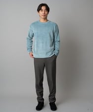 KHKLA41059 a.v.v MEN(アー・ヴェ・ヴェ) 【洗濯機で洗える】カットコーデュロイプルオーバー ダークグレー