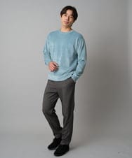 KHKLA41059 a.v.v MEN(アー・ヴェ・ヴェ) 【洗濯機で洗える】カットコーデュロイプルオーバー ダークグレー