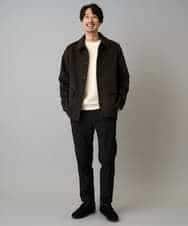 KHKLA41059 a.v.v MEN(アー・ヴェ・ヴェ) 【洗濯機で洗える】カットコーデュロイプルオーバー ダークグレー