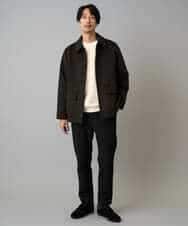 KHKLA41059 a.v.v MEN(アー・ヴェ・ヴェ) 【洗濯機で洗える】カットコーデュロイプルオーバー ダークグレー