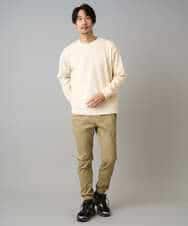 KHKLA41059 a.v.v MEN(アー・ヴェ・ヴェ) 【洗濯機で洗える】カットコーデュロイプルオーバー ダークグレー