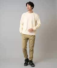 KHKLA41059 a.v.v MEN(アー・ヴェ・ヴェ) 【洗濯機で洗える】カットコーデュロイプルオーバー ダークグレー