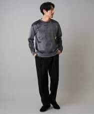 KHKLA41059 a.v.v MEN(アー・ヴェ・ヴェ) 【洗濯機で洗える】カットコーデュロイプルオーバー ダークグレー