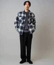 KHKLA41059 a.v.v MEN(アー・ヴェ・ヴェ) 【洗濯機で洗える】カットコーデュロイプルオーバー ダークグレー