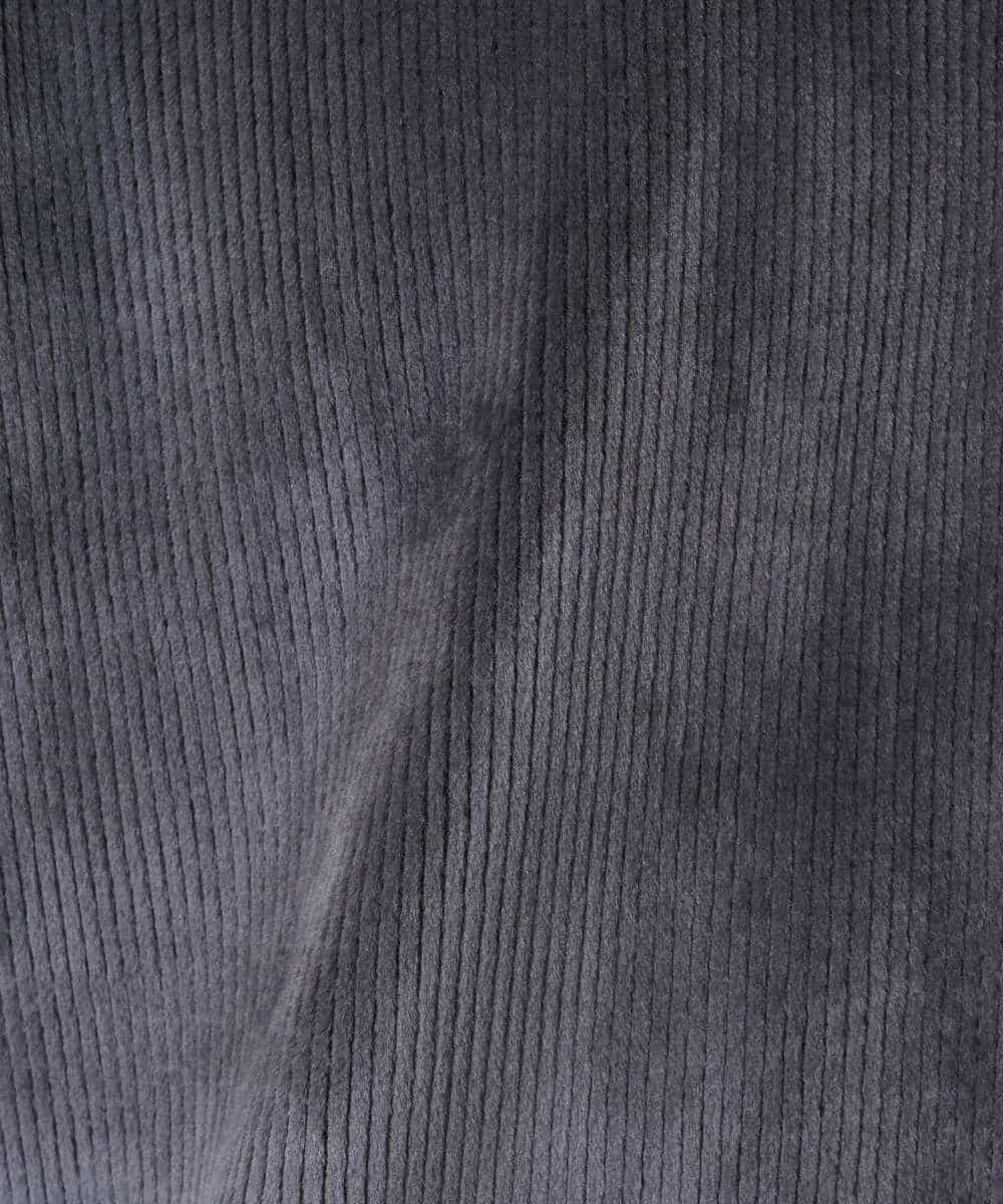 KHKLA41059 a.v.v MEN(アー・ヴェ・ヴェ) 【洗濯機で洗える】カットコーデュロイプルオーバー ダークグレー
