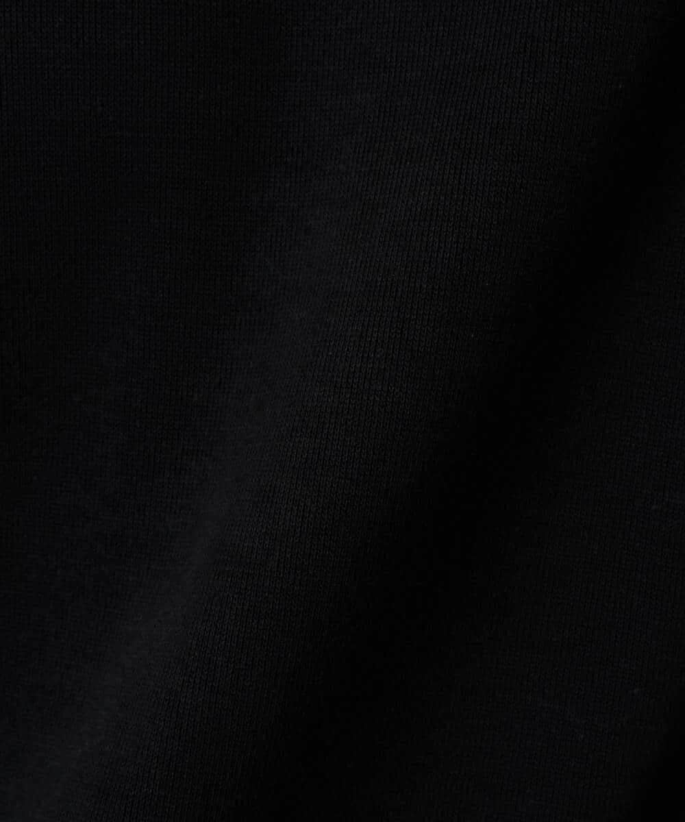 KHKLA43049 a.v.v MEN(アー・ヴェ・ヴェ) 【イージーケア/ストレッチ】アゼダブルフェイスハイネックカットソー【洗濯機で洗える】 ブラック