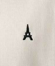 KHKLA44044 a.v.v MEN(アー・ヴェ・ヴェ) 【イージーケア/毛玉になりにくい】アゼダブルフェイスワンポイント刺繍プルオーバー ブラック
