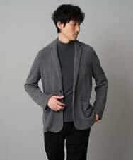 KHKLA67039 a.v.v MEN(アー・ヴェ・ヴェ) カチオンストレッチモックネックスＴシャツ〈ON/OFF SERIES〉 ダークグレー
