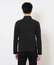 KHKLA67039 a.v.v MEN(アー・ヴェ・ヴェ) カチオンストレッチモックネックスＴシャツ〈ON/OFF SERIES〉 ブラック