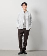 KHKLD79049 a.v.v MEN(アー・ヴェ・ヴェ) 【スマート/イージーケア/洗濯機で洗える】スラブメランジＶネックスマートＴシャツ ブラック