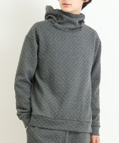 KHKLP40059 a.v.v MEN 【S-XXL】フクレジャカードボリュームパーカー