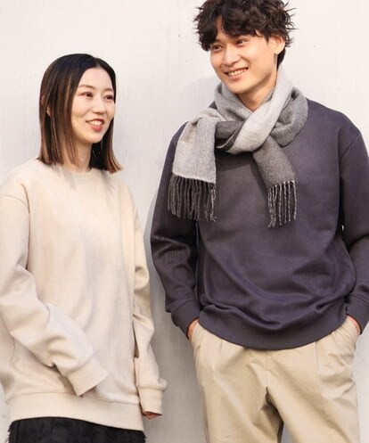 KHKLS46044 a.v.v MEN 【S-XXL】フェイクスエードプルオーバー